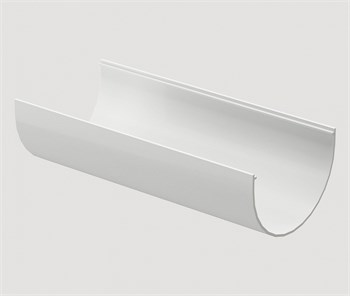 Желоб водосточный Дёке Standart, 3 м, Белый 8523