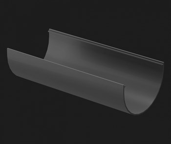 Желоб водосточный Дёке Premium, 3 м, Графит 8606