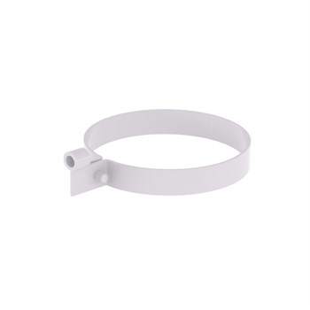 Хомут трубы ПВХ Grand Line белый (RAL 9003) 9222