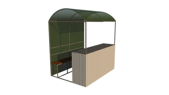 Прилавок уличный открытый ПУ-10 9265