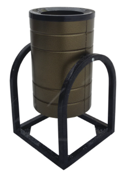 Урна уличная УП-20, бронза, 20 литров 9405