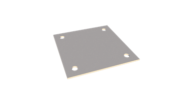 Пластина (Подпятник) 100*100*4 9719