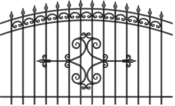 Забор кованый МЗК-24 (1500*2460)