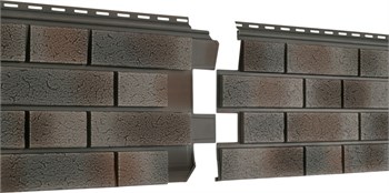 Фасадные панели Stone House S-Lock Клинкер Нордик Пепел