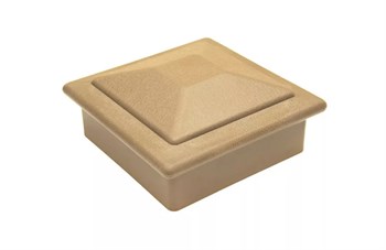 Крышка столба ПВХ DECKART 125*125 мм Орех