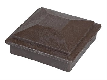 Крышка столба ПВХ DECKART 125*125 мм Венге