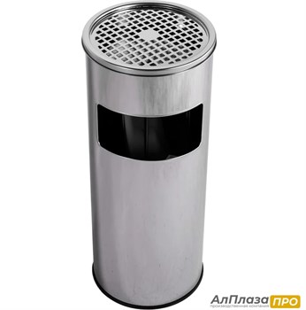 Урна с пепельницей G-teq, 27л, 240х600мм, нержавеющая сталь