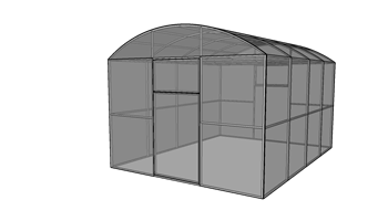 Теплица Фермер (Каркас) 8м 2006