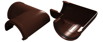 Угол 90° универсальный VINYLON Кофе 2336