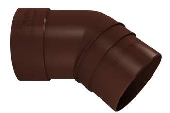 Колено трубы 45° VINYLON Кофе 2365