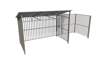 Контейнерная площадка ТБО "INDUSTRIAL PROF 02" (2 контейнера) 2452 - фото 6516