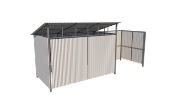 Контейнерная площадка ТБО "CITY MAXI 02" (2 контейнера) 2472 - фото 6556