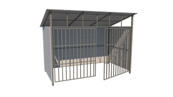 Контейнерная площадка ТБО "INDUSTRIAL 01" (2 контейнера) 2475 - фото 6562