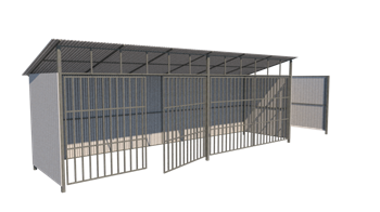 Контейнерная площадка ТБО "INDUSTRIAL 07" (4 контейнера) 2481 - фото 6574