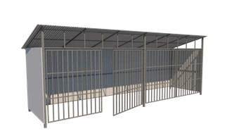 Контейнерная площадка ТБО "INDUSTRIAL 08" (4 контейнера) 2482 - фото 6576