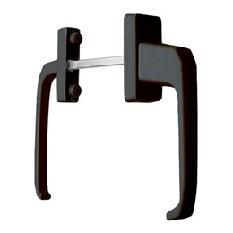 Балконная ручка ассиметричная, коричневая 7054 Балконная ручка ассиметричная, коричневая 7054