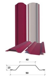 Евроштакетник "Стандарт", 0,45 мм, Оцинкованный 8158 Евроштакетник "Стандарт", 0,45 мм, Оцинкованный 8158