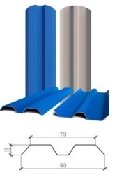 Евроштакетник "Люкс", 0,45 мм, Односторонний полиэстер 8160 Евроштакетник "Люкс", 0,45 мм, Односторонний полиэстер 8160