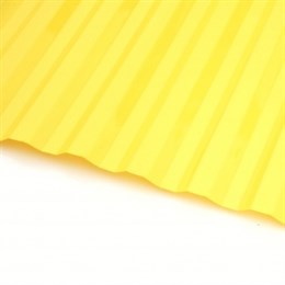 Монолитный кровельный поликарбонат 1.3 мм Желтый Монолитный кровельный поликарбонат 1.3 мм Желтый