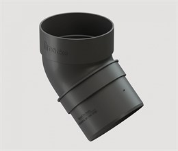 Колено 45 гр., Дёке Standart, Серый 8561 Колено 45 гр., Дёке Standart, Серый 8561