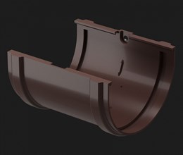 Соединитель желобов Дёке Premium, Шоколад 8607 Соединитель желобов Дёке Premium, Шоколад 8607