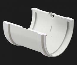 Соединитель желобов Дёке Premium, Пломбир 8608 Соединитель желобов Дёке Premium, Пломбир 8608