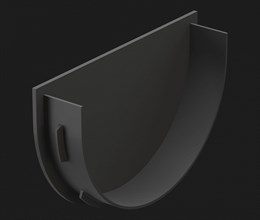 Заглушка воронки Дёке Premium, Графит 8618 Заглушка воронки Дёке Premium, Графит 8618