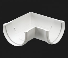 Угловой элемент 90 гр., Дёке Premium, Пломбир 8620 Угловой элемент 90 гр., Дёке Premium, Пломбир 8620