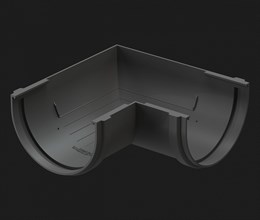 Угловой элемент 90 гр., Дёке Premium, Графит 8622 Угловой элемент 90 гр., Дёке Premium, Графит 8622