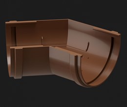 Угловой элемент 135 гр., Дёке Premium, Каштан 8625 Угловой элемент 135 гр., Дёке Premium, Каштан 8625