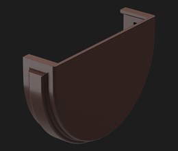 Заглушка желоба, Дёке Premium, Шоколад 8627 Заглушка желоба, Дёке Premium, Шоколад 8627