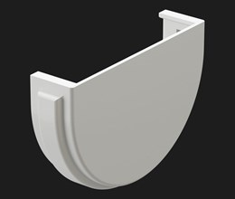 Заглушка желоба, Дёке Premium, Пломбир 8628 Заглушка желоба, Дёке Premium, Пломбир 8628