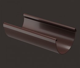 Желоб водосточный Дёке LUX, 3 м, Шоколад 8670 Желоб водосточный Дёке LUX, 3 м, Шоколад 8670