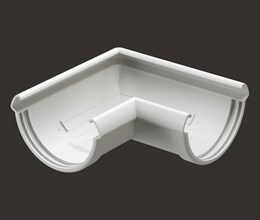 Угловой элемент 90 гр., Дёке LUX, Пломбир 8680 Угловой элемент 90 гр., Дёке LUX, Пломбир 8680