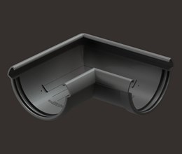 Угловой элемент 90 гр., Дёке LUX, Графит 8681 Угловой элемент 90 гр., Дёке LUX, Графит 8681