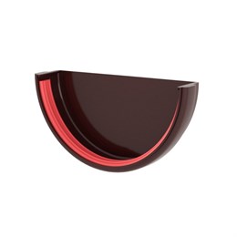 Заглушка желоба Классика 120 ПВХ Grand Line шоколадная (RAL 8017) 9144 Заглушка желоба Классика 120 ПВХ Grand Line шоколадная (RAL 8017) 9144