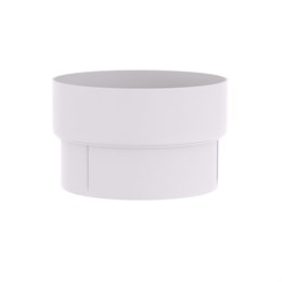 Муфта трубы соединительная ПВХ Grand Line белая (RAL 9003) 9187 Муфта трубы соединительная ПВХ Grand Line белая (RAL 9003) 9187