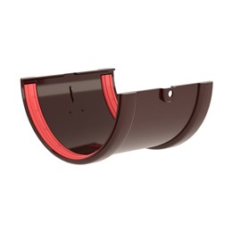 Соединитель желобов Классика 120 ПВХ Grand Line шоколадный (RAL 8017) 9193 Соединитель желобов Классика 120 ПВХ Grand Line шоколадный (RAL 8017) 9193