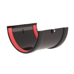 Соединитель желобов Классика 120 ПВХ Grand Line графит (RAL 7024) 9198 Соединитель желобов Классика 120 ПВХ Grand Line графит (RAL 7024) 9198