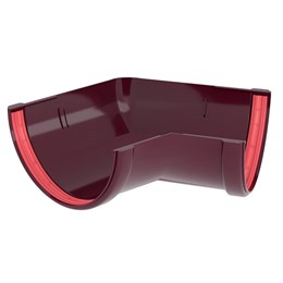 Угол желоба 135 град.Классика 120 ПВХ Grand Line бордо (RAL 3005) 9204 Угол желоба 135 град.Классика 120 ПВХ Grand Line бордо (RAL 3005) 9204