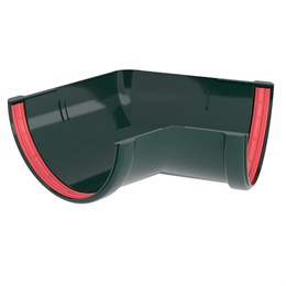 Угол желоба 135 град.Классика 120 ПВХ Grand Line зелёный (RAL 6005) 9206 Угол желоба 135 град.Классика 120 ПВХ Grand Line зелёный (RAL 6005) 9206