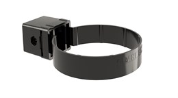 Хомут трубы Kliker ПВХ GL Premium черный (и.уп.) (RAL 9005) 9224