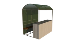 Прилавок уличный открытый ПУ-10 9265