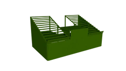 Развал фруктово-овощной 3000*2000*1300, закрытый 9275