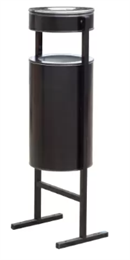 Урна уличная с пепельницей СЛП-300, черная, 36 литров 9389 Урна уличная с пепельницей СЛП-300, черная, 36 литров 9389