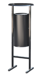 Урна уличная СЛ-250, черная, 25 литров 9391 Урна уличная СЛ-250, черная, 25 литров 9391