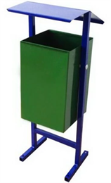 Урна уличная Эконом с зонтиком, зеленая, 25 литров 9408 Урна уличная Эконом с зонтиком, зеленая, 25 литров 9408