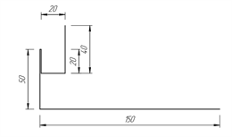 Околооконная планка 50*150 мм 10045 Околооконная планка 50*150 мм 10045