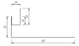 Околооконная планка 50*350 мм 10049 Околооконная планка 50*350 мм 10049