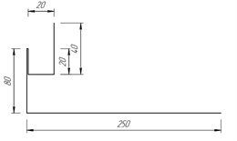 Околооконная планка 80*250 мм 10059 Околооконная планка 80*250 мм 10059